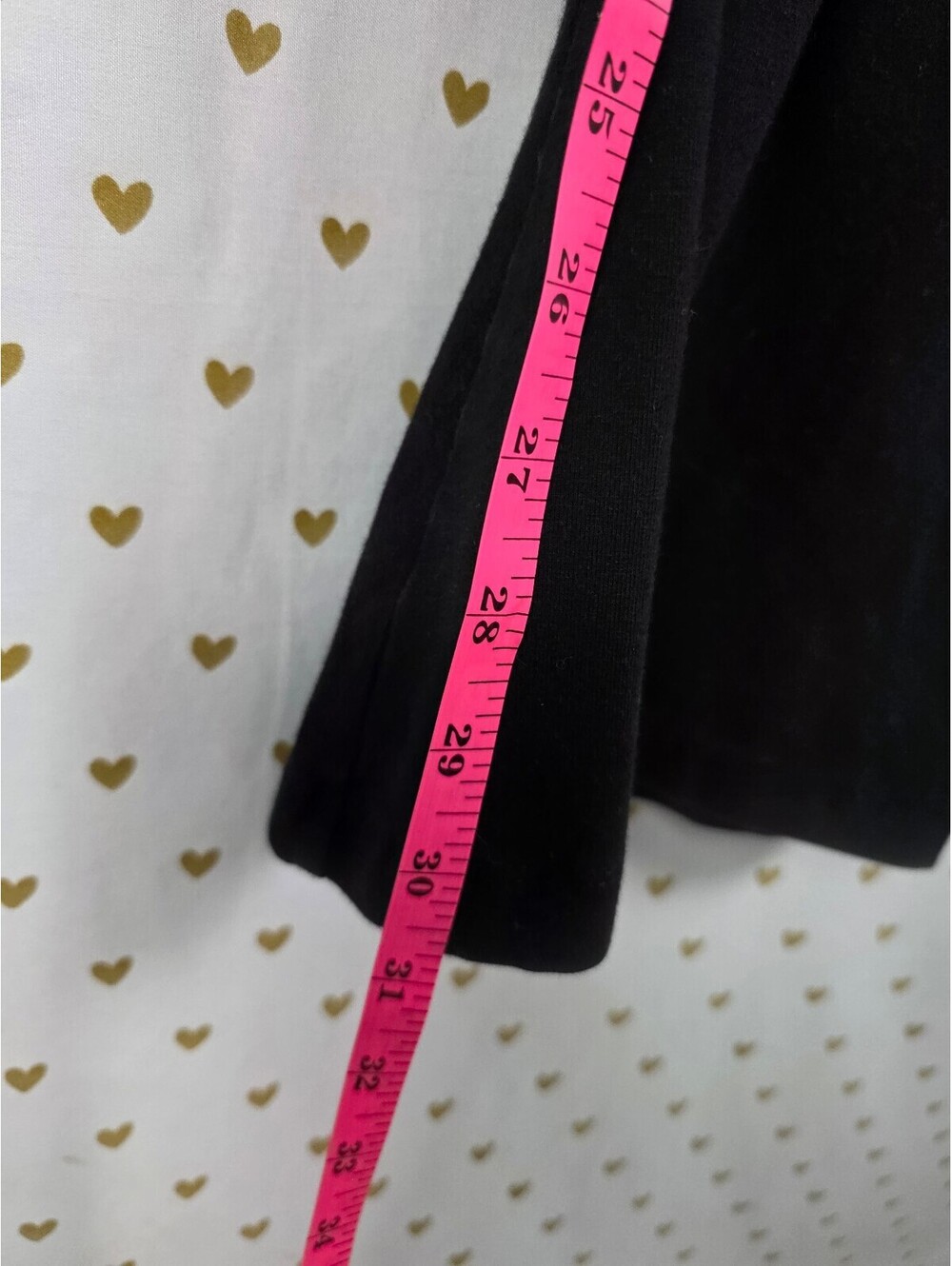 Victorias Secret PINK Studded Bling Logo XL Foldover Flare Yoga Pants - Picture 5 of 5